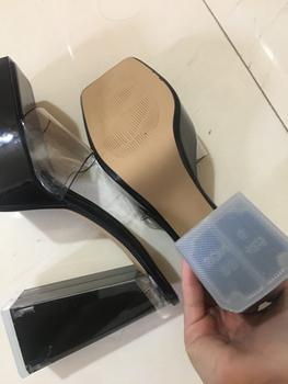 Product Review of (lùi size chân gầy)Dép Guốc nữ 12p -cao gót mũi vuông quay ngang trong mềm đúp trước 3cm. from ** 2