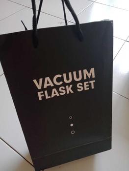 Product Review of Termos Sultan Vacuum Flask Set / Botol Minum Cangkir 500 ML Panas Dingin Souvenir Stainless Steel Wadah Thermos from S**I D**N 0