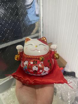 Product Review of 【Hot】 Hũ Tiết Kiệm Mèo Kèm Thảm Decor Decor Phòng Ống Heo Đựng Tiền Ống Tiết Kiệm from 𝑲**𝒉 𝑻**𝒏 ** 2