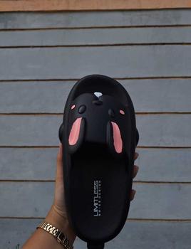 Product Review of Limitless - Sandal Anak Wanita Kekinian Sandal Slip On Bunny Anak Sendal Rumahan Santai Terbaru 2024 - Size 30 - 41 Kaki Fashion from D**a 1