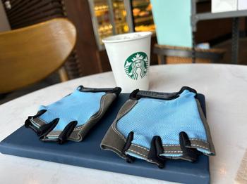 Product Review of Găng tay Huwai silicon bọc nửa ngón sử dụng đi xe đạp, tập Gym  chống trượt / tập thể thao dành cho nam-nữ Bao Tay Cao Su Chống Trơn from L**🌲 0
