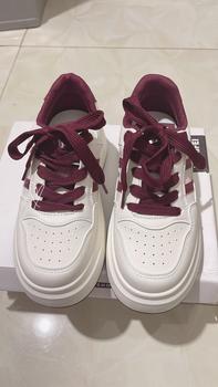 Product Review of Giày thể thao, sneaker nữ đế cao 4 phân phối sọc đế bánh mì, chất da PU phong cách năng động dễ phối đồ from T** l** H** ** 0