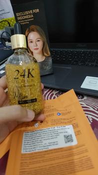 Product Review of [Holika Holika] NEW 24K Gold Ampoule ( Serum Wajah Emas) Kerutan Mencerahkan Vitamin Mengencangkan from W**A S**N 0
