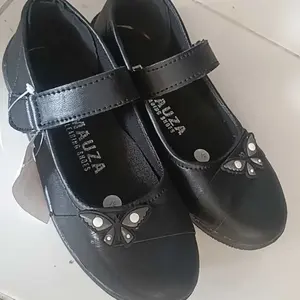 Sepatu anak - sepatu pantofel anak / sepatu sekolah anak TK SD full hitam Fashion
