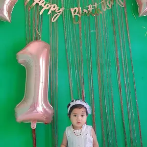 [PAKET] Dekorasi Ulang Tahun Anak CHAIN SIMPLE STAR LATIN Hiasan Birthday Backdrop