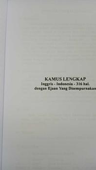 Product Review of Kamus Lengkap Bahasa Inggris Indonesia dan Indonesia Inggris Hasta from ୨**୧ 0