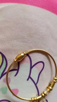 Product Review of Vòng tay cứng charm cỏ 4 lá 2 mặt đen trắng chất liệu titan KHÔNG ĐEN GỈ Phụ kiện trang sức by Min Accessories from n**️ 1