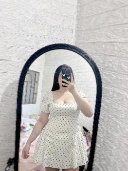 Product Review of ĐẦM CỔ U BIGSIZE CHẤM BI TAY BỒNG DÁNG NGẮN [TNT SHOP BIGSIZE 60KG 90KG] from H**g 0