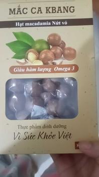 Product Review of 1kg HẠT MACCA SIZE ĐẠI ViP[ Sấy Nứt Vỏ Nguyên Hạt ] Ít chất béo Snack Ăn Vặt Food Nuts from M**h 0