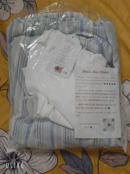 Product Review of Đầm maxi cổ yếm tùng xoè phối tầng chất liệu linen kèm khoác thun tăm cho nàng diện đi chơi đi biển xinh xắn from D**2 0