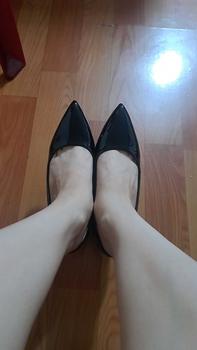 Product Review of Giày Cao Gót Nữ MŨI trơn Giày búp bê mũi nhọn nữ tính cao 5p và 7p - size 35 - size 40 mã Cotron Shoes from S**n 2