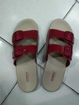Product Review of LUOFU E 7188 -B2K5WS SIZE 36-40  l Sandal Selop ban 2 jelly wanita l Sendal kokop cewek impor from @**💖 0