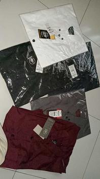 Product Review of PAKET 5 PCS KEMEJA PRIA POLOS LENGAN PENDEK SLIMFIT KATUN PREMIUM from B**t 1