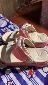 Product Review of Dép Sandal Nữ SYNDER SD2 - Dép đẹp  nhẹ,thoáng mát [Be Hồng, Size 36-39, Tặng chai vệ sinh] from ɴ**☆ 2
