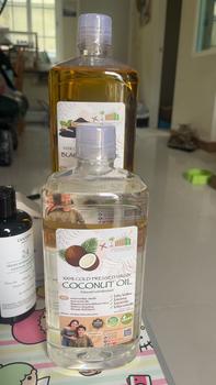 Product Review of เซทน้ำมันคู่หู : น้ำมันมะพร้าวสกัดเย็น+น้ำมันงาดำสกัดเย็น ขนาด1ลิตร - คัดสรรโดยอ.เอก from เ**ย 0