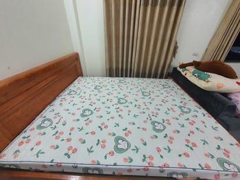 Product Review of [ 1 ga+ 2 vỏ gối nằm ] BỘ GA GỐI COTTON ĐŨI XƠ ĐẬU NÀNH HỮU CƠ trần bông thoáng khí. Gồm 1 ga trần bông + 2 vỏ áo gối 50x70. from B**h T**n 1