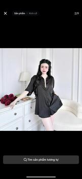 Product Review of Bộ Sơ Mi Áo Tay Lỡ Quần Đùi Chất Lụa Latin Màu Trơn Đơn Giản (Free Size 45-75kg) Women Nữ from C**e N**n 0