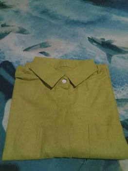 Product Review of Melva Korean Crop Kemeja Wanita Semi Crop Linen Saku Dua Ld 120 Blouse Atasan Wanita Gemilang from m**a c**n 0