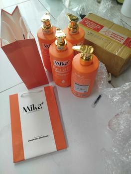 Product Review of (Chai 800ml) Cặp dầu gội, dầu cả Mika+ Collagen chăm sóc tóc hư tổn do sử dụng hoá chất, phục hồi đa tầng, dưỡng tóc mềm mượt, hương thơm sang - Hàng chính hãng Nữ Trà daucap bết from Y** M**5 1