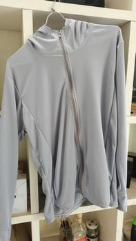 Product Review of jaket mesh ( dry fit) anti sinar UV pria & wanita Nyaman Abu Sport Sports Outerwear & Hoodies Peter Pan Collar Pink jogging outfit Pakaian from a**y 2