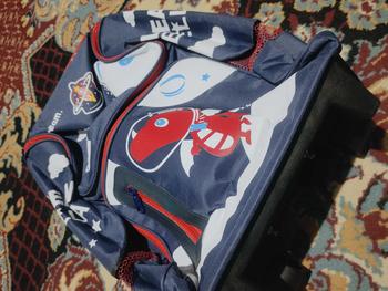 Product Review of Tas Troli Backpack Dinoo Space Untuk Laki Laki PAUD TK SD Free Jam Tangan Dan Botol Minum Keren from I**i 0