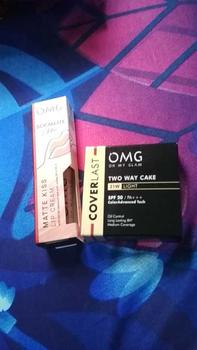 Product Review of OMG Oh My Glam Coverlast Two Way Cake - Bedak Padat dengan foundation lasting wajah powder sawo compact from l**a 0