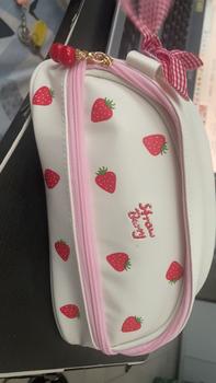 Product Review of Cute Girl Heart Double Layer Pencil Case, Stationery Box, Large Capacity School Students Stationery Storage Bag GL from K**💛 0