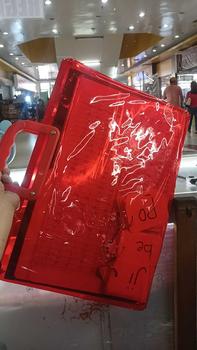 Product Review of Plastic Envelope SCY Zipper bag, Colored Transparent, Long with Handle from A**l H**c M**g 0