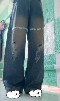 Product Review of Quần Jean Xuông Rách SEE Cạp Chun Cho Bé Gái Ong Women Dáng Suông Sz 11-15 Hàng Việt Nam Pants dài from 𝙏**🐥 0