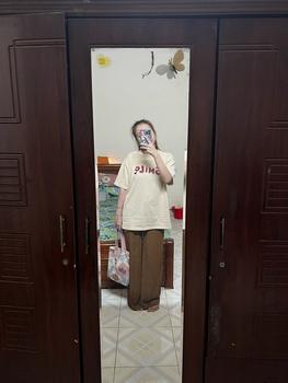 Product Review of [CÓ SIZE] SMILE - Áo thun không pha nilong, dày dặn, UNISEX from T**n H**g 0