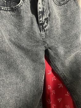 Product Review of Quần Jean Nam Ong Pants Baggy Màu Xanh Vảy Sơn Jean Menswear - Form Suông Trẻ Trung, Có Túi Loang from T**g T**h 0