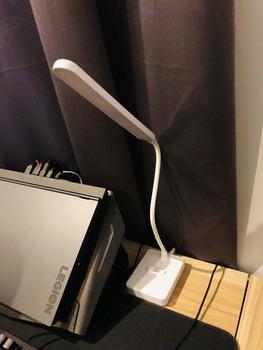 Product Review of โคมไฟตั้งโต๊ะ โคมไฟอ่านหนังสือ LED รุ่น1901 ปรับแสงได้3สี รี่แสงได้ ไฟมินิมอล มีแบตเตอรี่ในตัว from N**n s**p 3