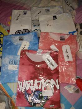 Product Review of [BUY 5 GET 1 COD] Mall Oversized round neck unisex t-shirt with print and unicorn print Korean street fashion men's t-shirts men's cotton tops streetwear tropical casual humanized short sleeve round neck lightweight design Menswear Lingerie Baggy Loose from p**z 3