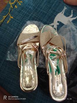 Product Review of STAYREAL1  Summer Shoes new Korean style Makapal Tactical fashion all-match open-toed reversible thick-heeled golden Silver sandals for women from 🥰**🥰 2
