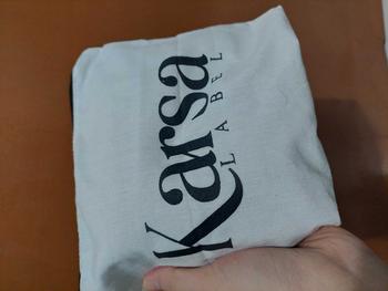 Product Review of Karsalabel Nara Pashmina Oval Kaos Rayon from N**♡ 0