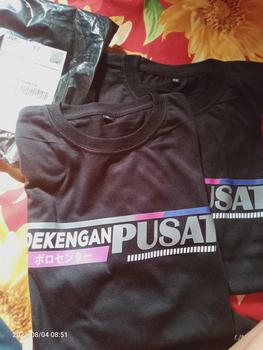 Product Review of KAOS DEKENGAN PUSAT PRIA LENGAN PENDEK BAHAN KATUN CVC ADEM TIDAK BIKIN GERAH VIRAL TIK TOK Nyaman Distro from w**y 1