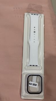 Product Review of สายนาฬิกา Apple, วัสดุแก้ว + เคส + สายรัด, เข้ากันได้กับ Apple Watch Series 9, 8, 7, 6, SE, 5, 3, 4, ฟิล์มกันรอย, รวมถึง 42mm, 40mm, 38mm, 44mm, 41mm from ช**🧸 0