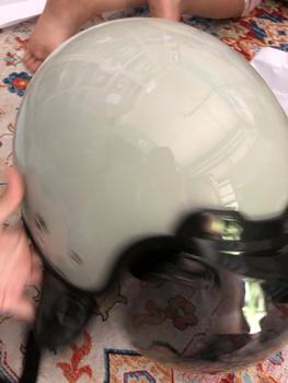 Product Review of Helm Bogo full leher retro premium SNI dewasa hijab Wanita Pria SNI Terbaru Kaca Cembung Motorcycle from r**a 2