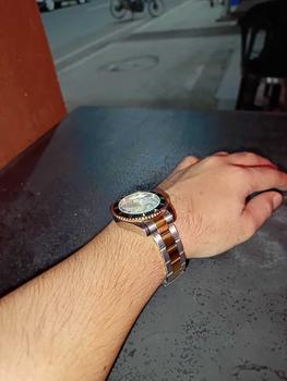 Product Review of CHAXIGO Men's Watch Luminous Waterproof Role Green Ghost Element Watch Business Fashion Quartz Men Watch Relo Stainless Steel Watch For Male KG130 from r**n 1