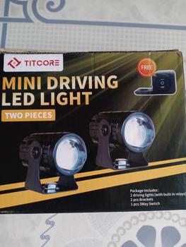 Product Review of Mini Driving Light White+Yellow Pair of Universal High quality 20W * 2 with Free Switch and Brackets MDL from J**s 0