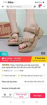 Product Review of Sandal quai nhựa siêu mềm cho bé màu nâu tây from N** T** H** H** 0