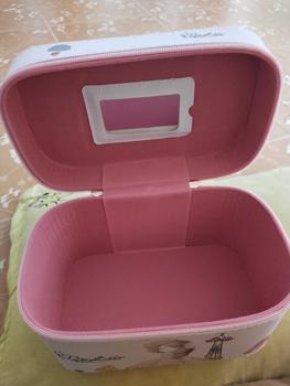 Product Review of BEU051 กระเป๋าเครื่องสำอาง มี 3 sizeให้เลือก วัสดุผ้า PUกันน้ำ มีหูหิ้วซิปอย่างดีกล่องเก็บเครื่องสำอางกันน้ำ กระเป๋าเดินทาง from H**️ 1