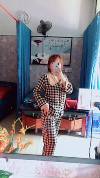 Product Review of Bộ đồ Pijama mango tiểu thư caro from H**9 1