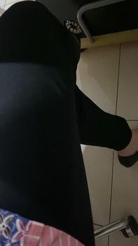 Product Review of Celana Kantor Wanita Hitam Pensil Jumbo/Bigsize Karet Nyaman Panjang Straight Formal Kerja Melar Kancing Baggy - Navy, Cantik, Ankle, Stretch from i**i 0