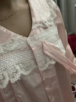 Product Review of [Form Rộng Áo Tay Lửng] Bộ Pijama Nữ Thiết Kế Tiểu Thư 3, Chất Liệu Lụa Xước Voi Gồm 3 Màu Đen, Hồng, Trắng Kem - PIJAMA HĐ Nhung Nho Màu Hồng from B**h T**🎀 2