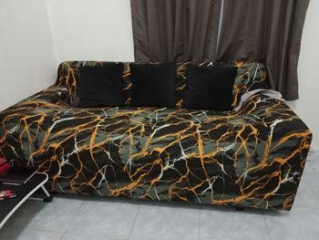Product Review of Cover Sofa Sarung Sofa 1/2/3/4 Seater/Sofa Cover Elastic/Sofa Protector Covers 061 from L**8 0
