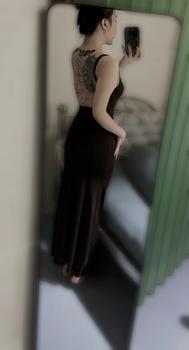 Product Review of D08 - ĐẦM 2S ĐUÔI CÁ THUN LỤA Nữ Dress from P**m m** l** 0