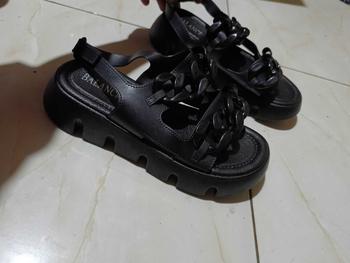 Product Review of Sandal Gunung Karet kekinian Motif Rantai Wanita Anti Slip Jelly Sendal from D**1 0