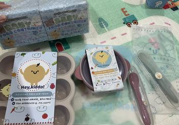 Product Review of Hey Kiddo : Baby Bowl with Lid ชุดถ้วยซิลิโคนทานอาหาร พร้อมฝาปิด แถมช้อนชุด จุ 400ml. อุปกรณ์ กิน ถวย ข้าว from K**a B**a 0