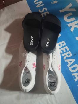 Product Review of Sepatu Futsal RAF White Red XERACION ONE Dewasa" sepatufutsal c it Semua musim Pink sepatu  futsal sepatu futsal decit sepatu  futsal sepatu  ori from D**n 2